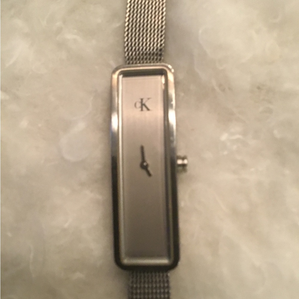 Calvin Klein wrist watch with Metallic Mesh Bracelet Vintage